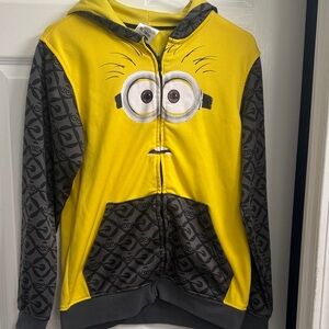 Universal Yellow and Black Character Hoodie